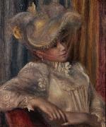 Pierre-Auguste Renoir Woman with a Hat oil on canvas